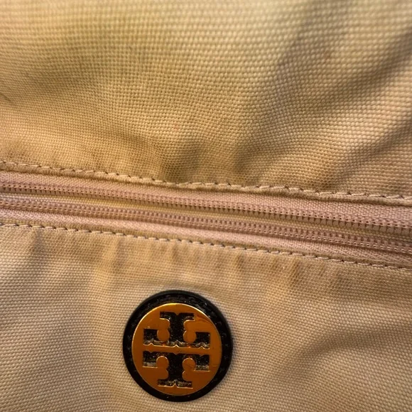 Tory Burch Black Nylon and Patten Leather Bag - Picture 9 of 14